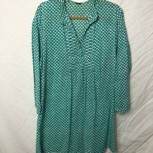 mint long sleeve dress